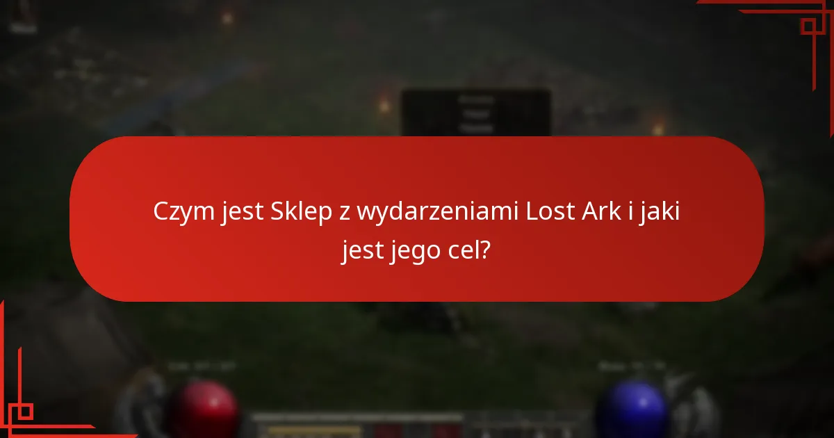 Jakie nagrody są dostępne w Sklepie Wydarzeń Lost Ark?