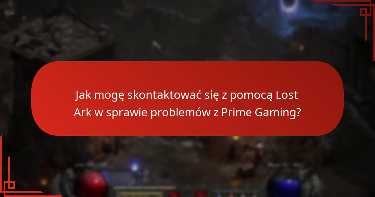 Jak mogę połączyć swoje konto Prime Gaming z Lost Ark?