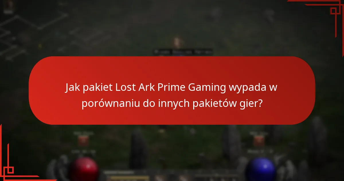 Jakie są korzyści z pakietu Lost Ark Prime Gaming?