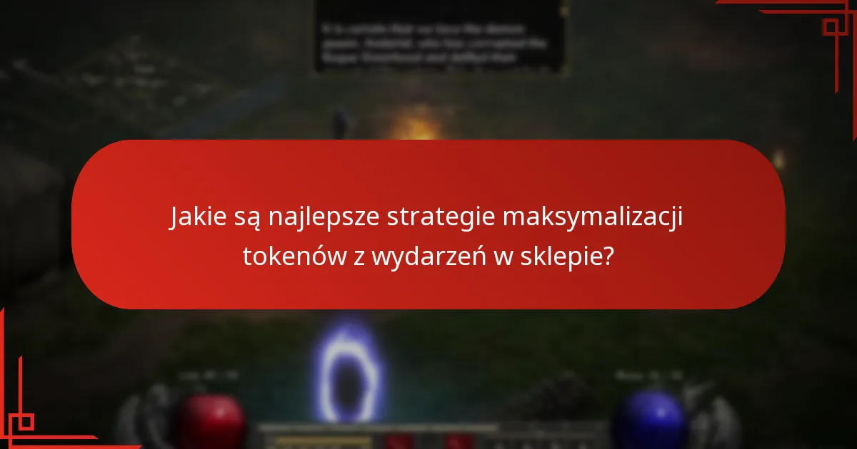 Jakie są najlepsze strategie maksymalizacji tokenów z wydarzeń w sklepie?